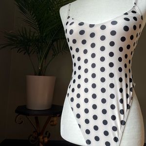 Nasty Gal Polka Dot Swim Suit